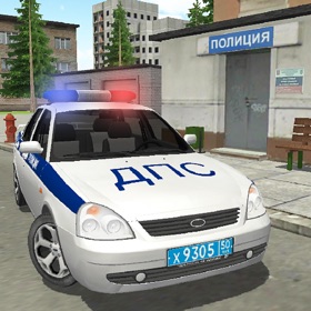 Lada Priora Police Simulator