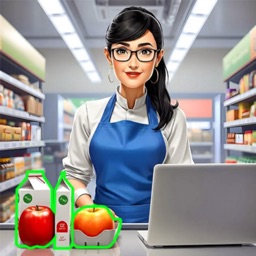 Jeu de gestion de supermarché.