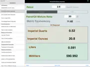 gas oil mixture ratio ipad images 2