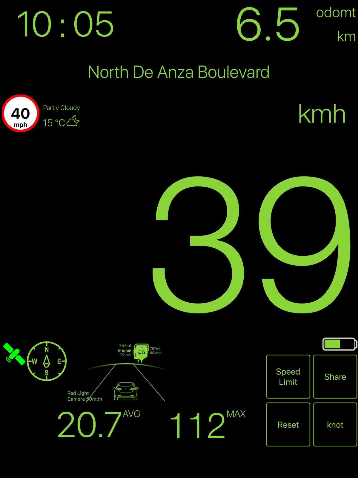 Speedometer ٞ ipad screenshot 2