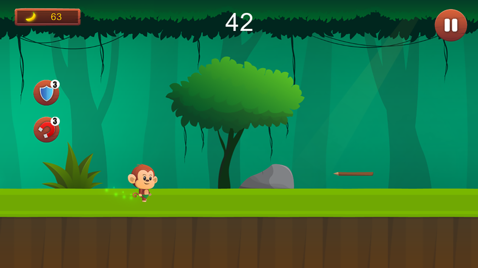 #3. Monkey Run, Jump & Go Bananas! (iOS) 来自: Sarawut Chakit