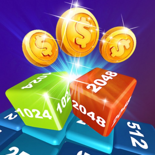 2048 Block Merge - Number 3D