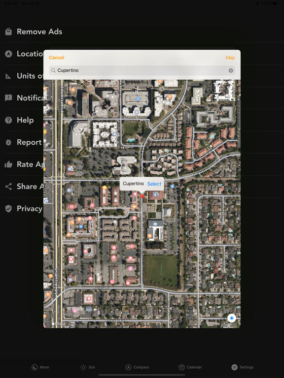 Moon & Sun: LunaSol iPad screenshot 8 - Weather app