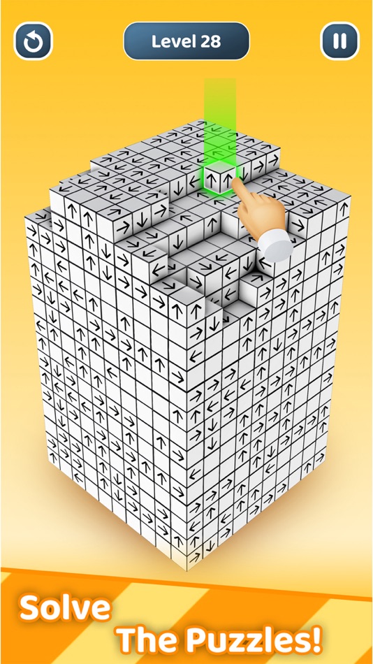 #7. Tap Away 3D Block Puzzle Fun (iOS) 由: Qaisar Rehman