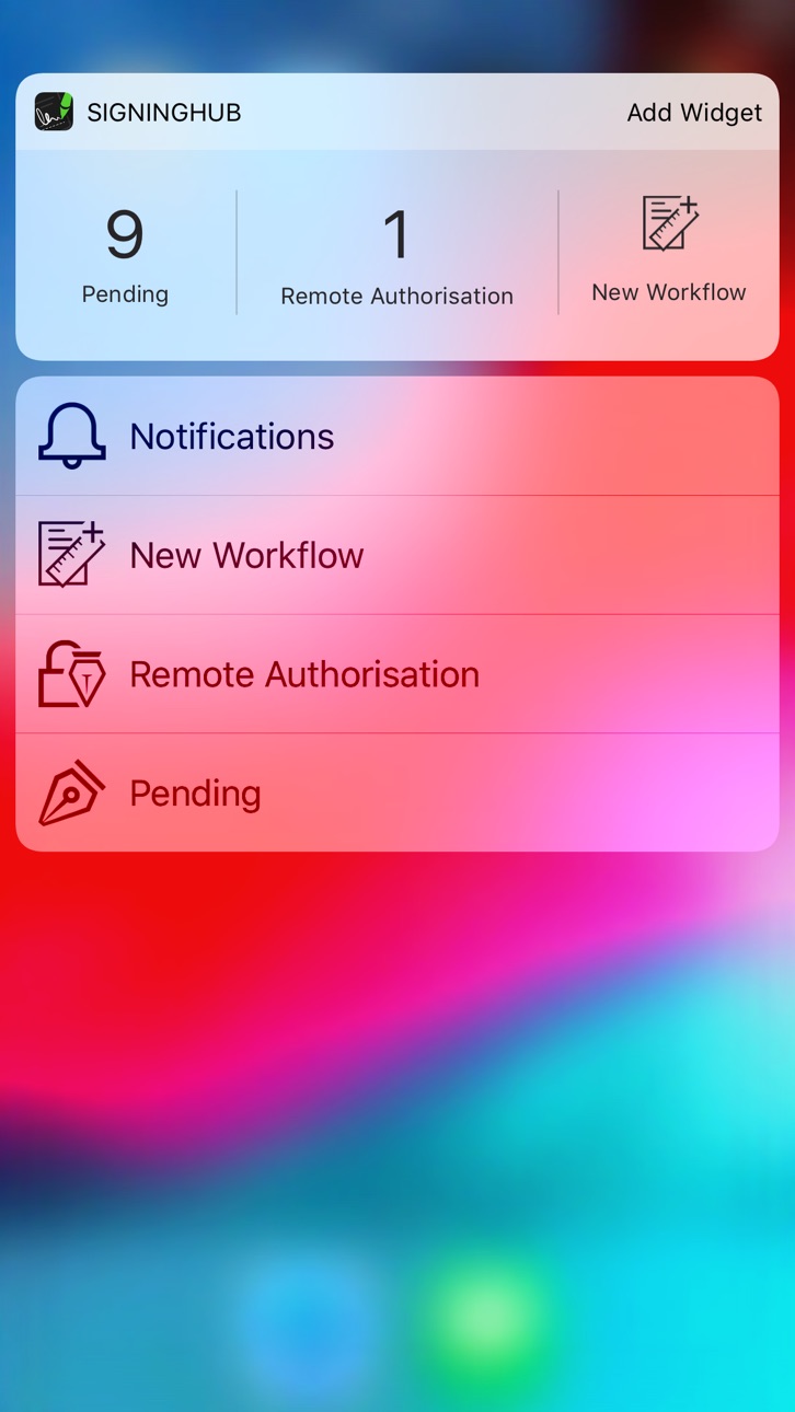 iPhone screenshot