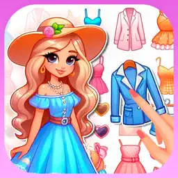 Dress up dolls & cute models app icon