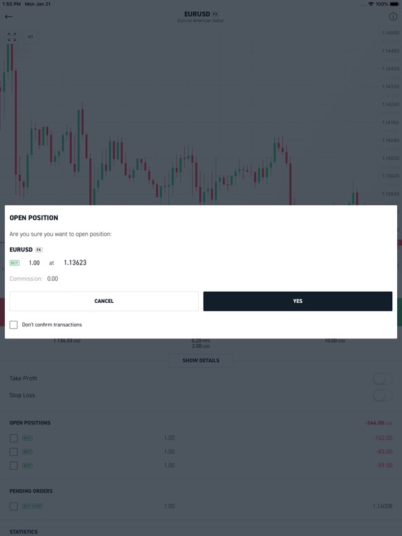 Screenshot #6 pour XOH Trader