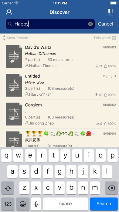 Notation Pad-Sheet Music Score Screenshot