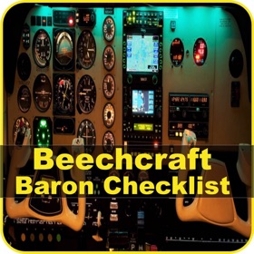 屏幕截图 (10) Beech Baron Flight Checklist