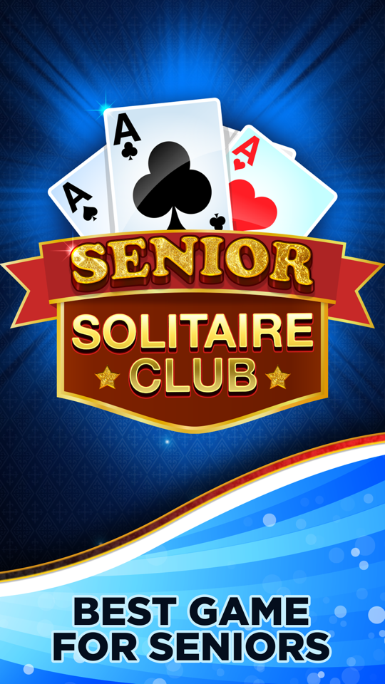 Senior Solitaire with giant readable cards