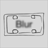 License Plate Blur app icon - Photo & Video app for iPhone