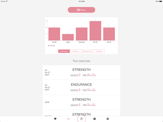 Screenshot #4 pour Squeeze Time - Exercices Kegel