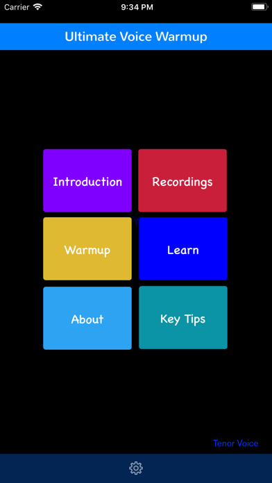 Screenshot #1 pour Ultimate Voice Warmup