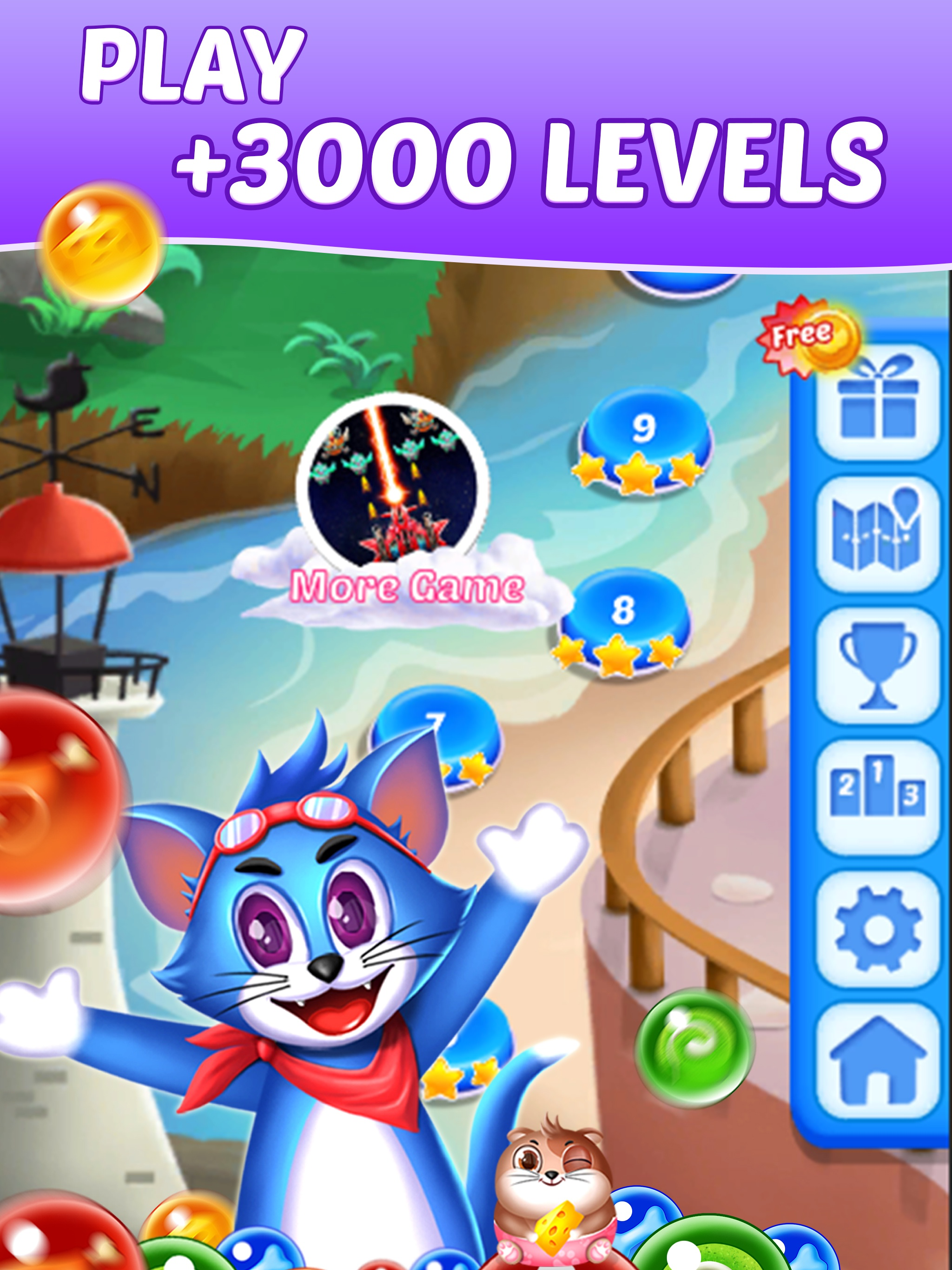 Tomcat Pop: Bubble Shooter screenshot 14