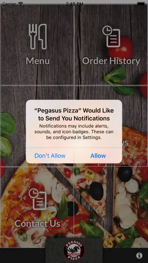 Pegasus Pizza screenshot 1