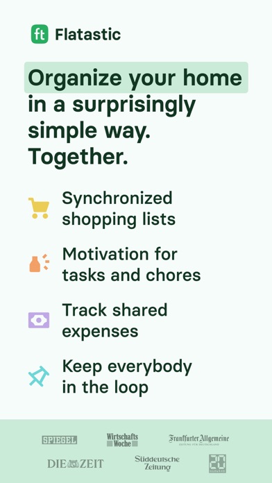 Screenshot #1 pour Flatastic: Households Manager