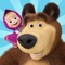 Masha and the Bear - Game zone presents 6 fun games for you to enjoy while stimulating different skills such as creativity, concentration or visual perception