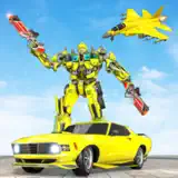 Mech guerriero robot aeroplano - Icona app