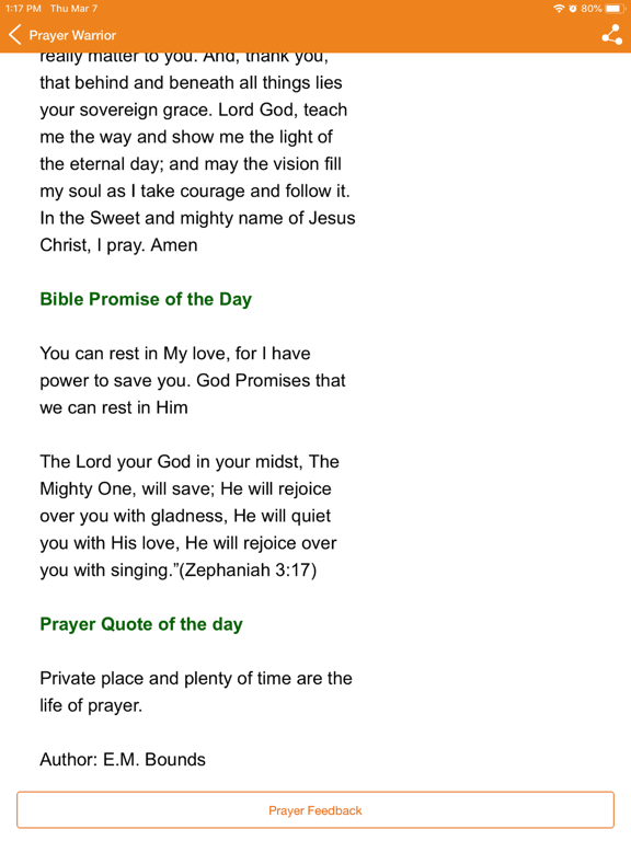 Screenshot #6 pour Prayer Warrior-Daily Prayer