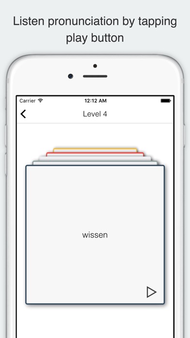 Vocabulary English to German Screenshot