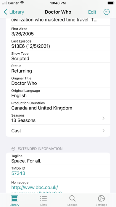 Movie Organizer Screenshot
