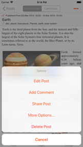 BlogTouch for Blogspot Blogger screenshot
