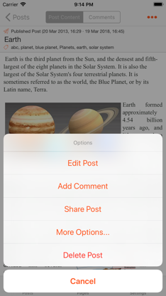 BlogTouch for Blogspot Blogger screenshot 2