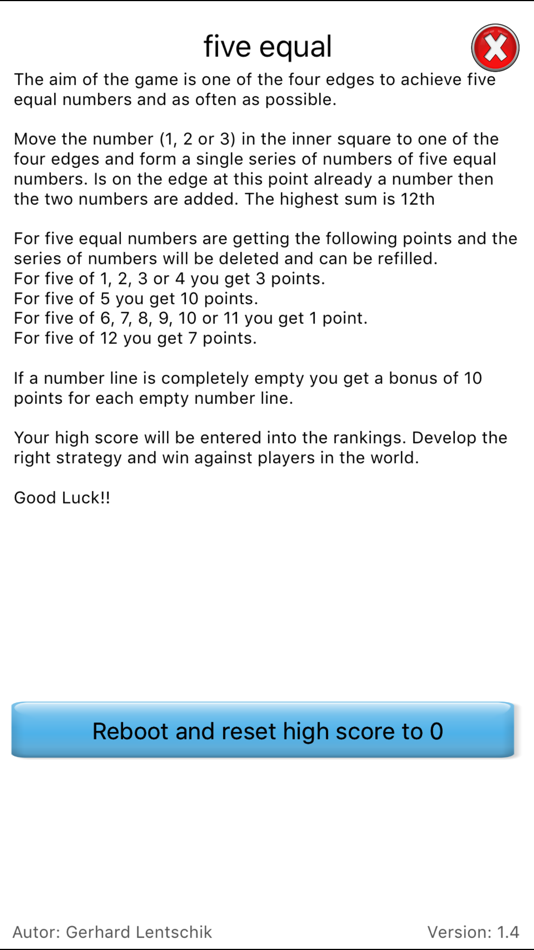 #4. five equal (iOS) 由: Gerhard Lentschik