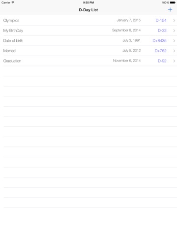 D-Day Counter iPad screenshot