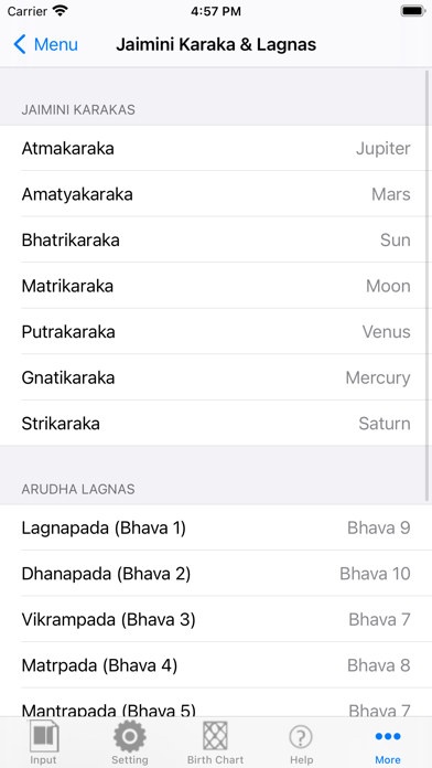 iHoroscope Vedic Screenshot