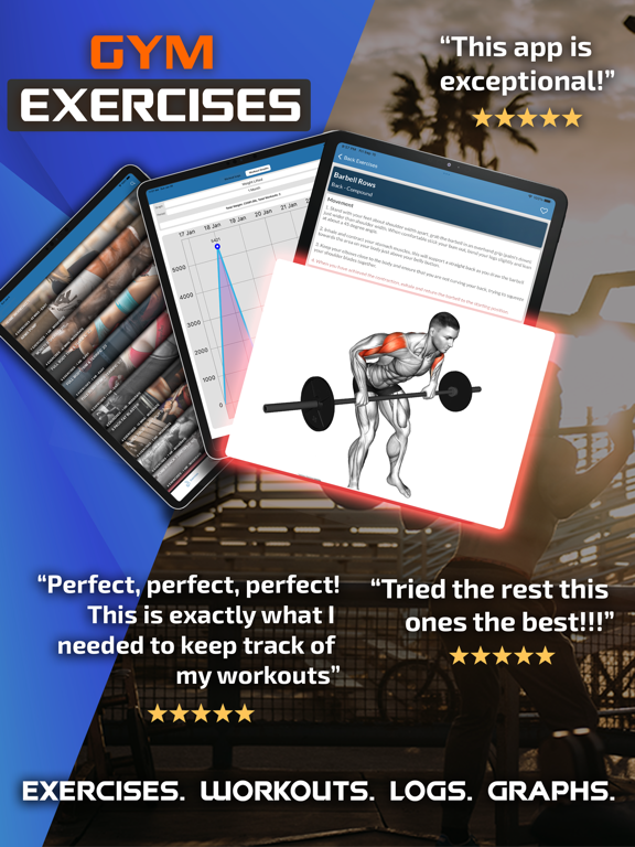 Gym Exercises & Workoutsのおすすめ画像1