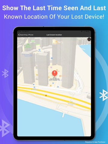 Bluetooth BLE Device Finder iPad screenshot