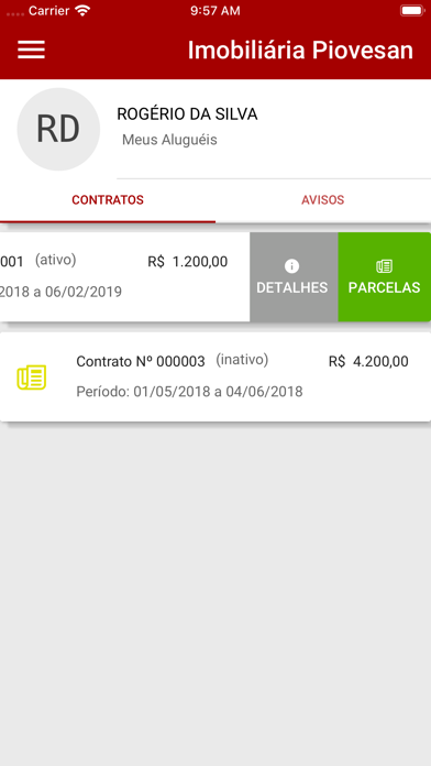 App screenshot