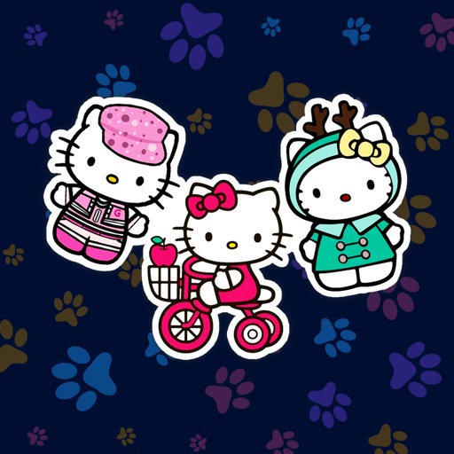 Kitty Cat Stickers Animated