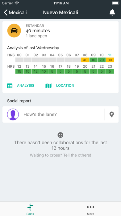 Bordify - Border Wait Times Screenshot 2 of 3