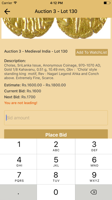 Screenshot 4 of Imperial Auctions App