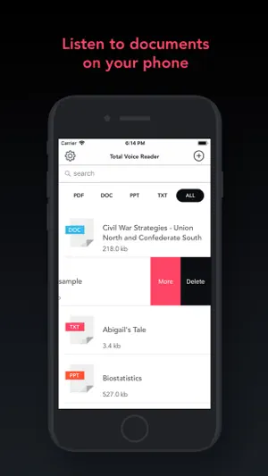 Total Reader - Text to Speech screenshot 1