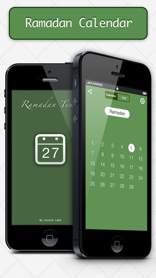 #1. Ramadan Calendar ( شهر رمضان ) (iOS) 由: Faisal Sultan