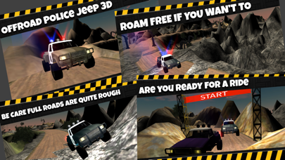 Offroad Police Jeep 3D Screenshot