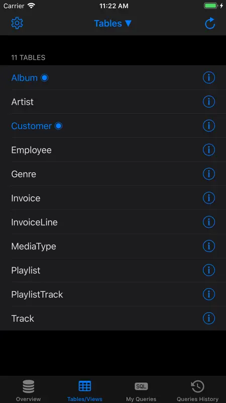 SQLite Mobile Client screenshot 7 of 8
