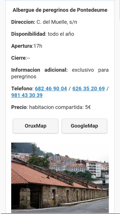 Camino Inglés Santiago Guía screenshot