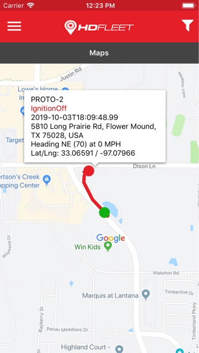 HDFleet iPhone screenshot 5 - Navigation app