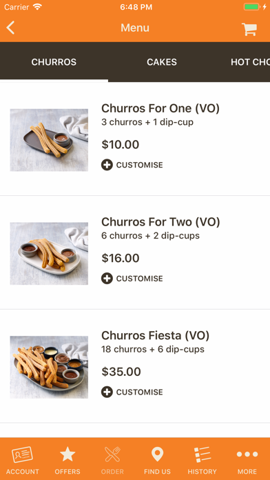 San Churro EL SOCIAL iPhone screenshot 4