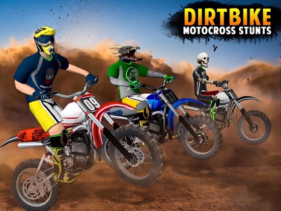 Dirt Bike Motocross Stunt Game iPad screenshot 4 - Games app