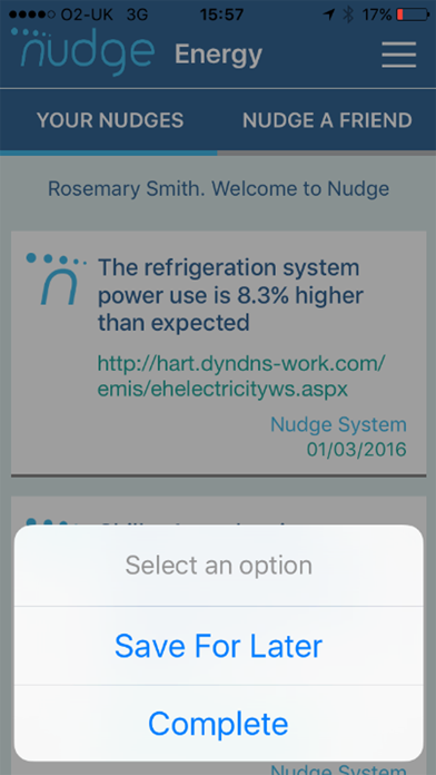 Nudge Energy screenshot