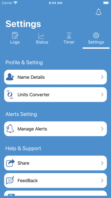 Pump Tracker: Breastfeeding iPhone screenshot 4 - Medical app