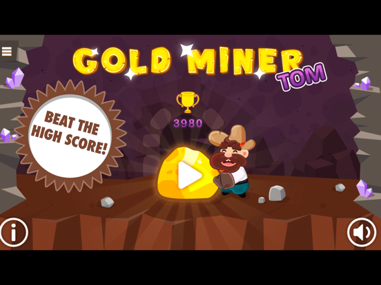Gold Miner Tom iPad screenshot