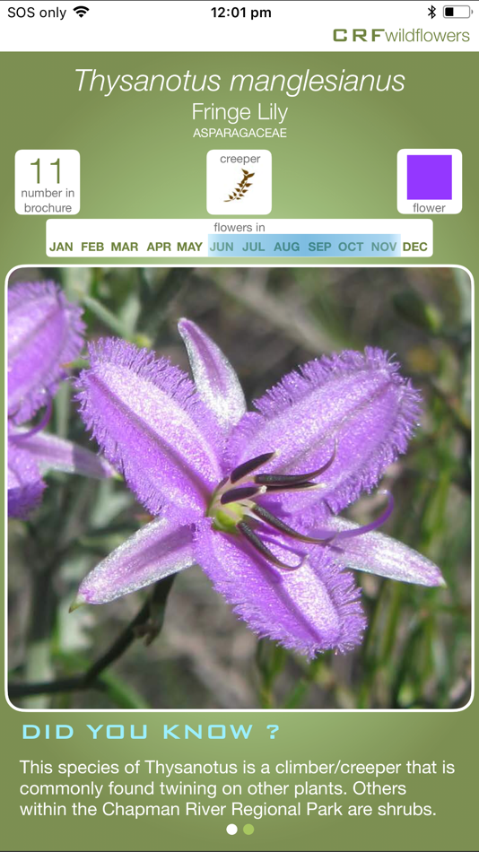 #4. CRFwildflowers (iOS) 由: Northern Agricultural Catchments Council Inc.