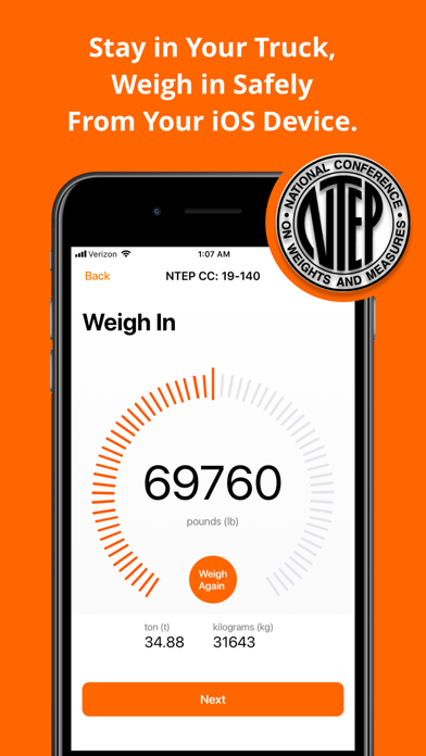 MyTruckScales - Weigh Truck Screenshot