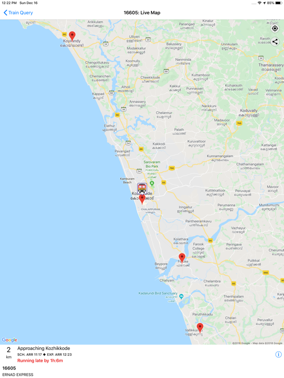 Screenshot #6 pour Indian Train Status - minits